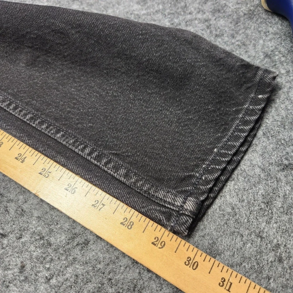 Levis Vintage 506 Black Wash Straight Orange Tab Student Jeans 27x28 90s USA
